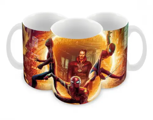 Caneca Polímero Homem Aranha Personalizada