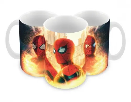 Caneca Polímero Homem Aranha Personalizada