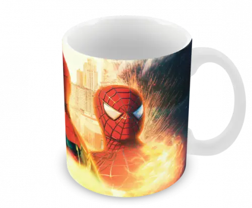 Caneca Polímero Homem Aranha Personalizada