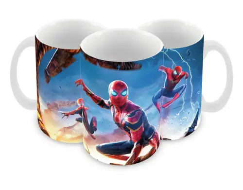 Caneca Polímero Homem Aranha Personalizada