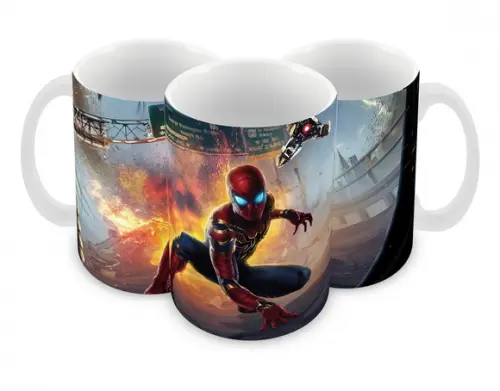 Caneca Polímero Homem Aranha Personalizada