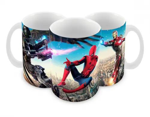 Caneca Polímero Homem Aranha Spider Man Personalizada