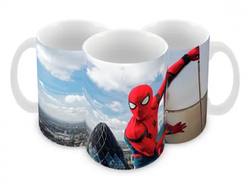 Caneca Polímero Homem Aranha Spider Man Personalizada