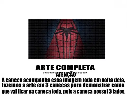Caneca Polímero Homem Aranha Spider Man Personalizada
