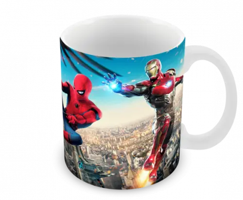 Caneca Polímero Homem Aranha Spider Man Personalizada
