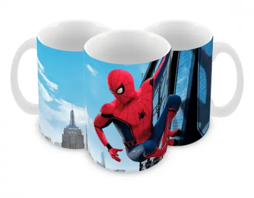 Caneca Polímero Homem Aranha Spider Man Personalizada