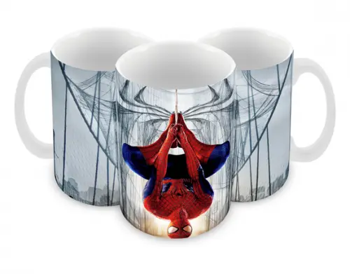 Caneca Polímero Homem Aranha Spider Man Personalizada