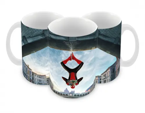 Caneca Polímero Homem Aranha Spider Man Personalizada