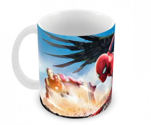 Caneca Polímero Homem Aranha Spider Man Personalizada