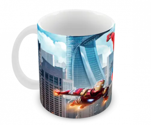 Caneca Polímero Homem Aranha Spider Man Personalizada
