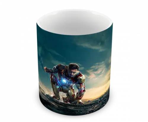 Caneca Polímero Homem de Ferro Personalizada