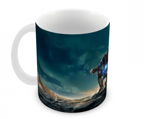 Caneca Polímero Homem de Ferro Personalizada