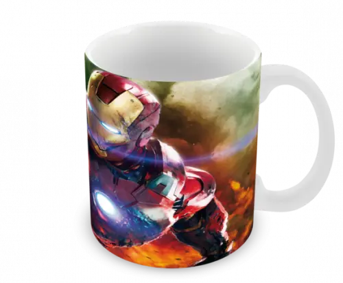 Caneca Polímero Homem de Ferro Personalizada