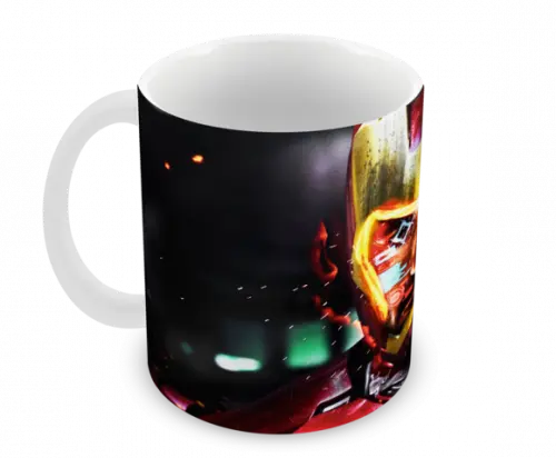 Caneca Polímero Homem de Ferro Personalizada