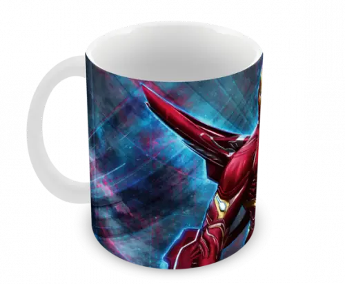 Caneca Polímero Homem de Ferro Personalizada