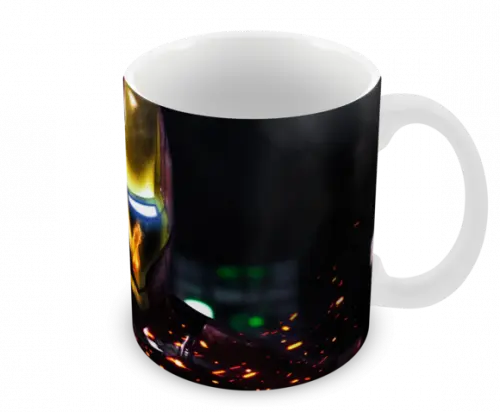 Caneca Polímero Homem de Ferro Personalizada