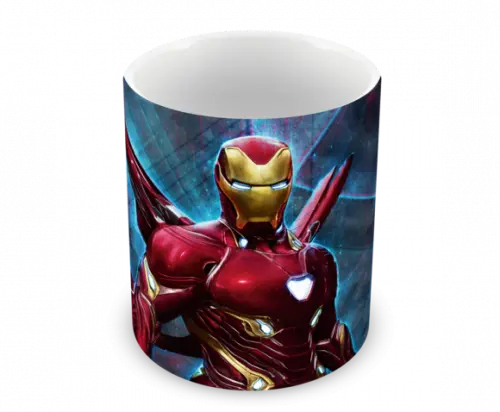 Caneca Polímero Homem de Ferro Personalizada