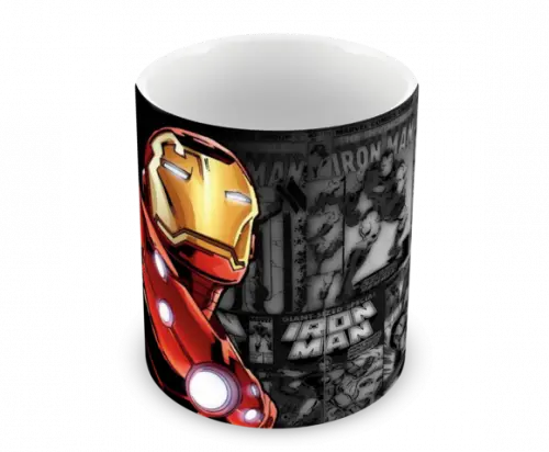 Caneca Polímero Homem de Ferro Personalizada