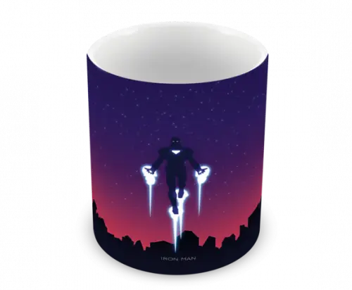 Caneca Polímero Homem de Ferro Personalizada