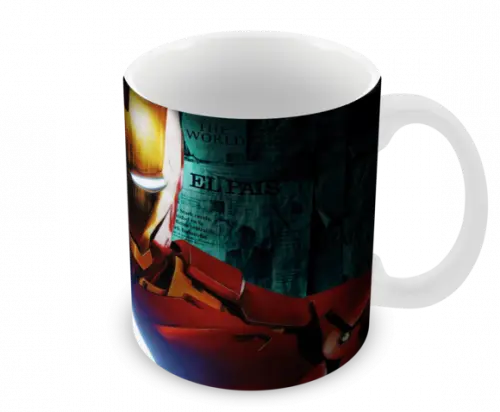 Caneca Polímero Homem de Ferro Personalizada