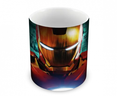 Caneca Polímero Homem de Ferro Personalizada