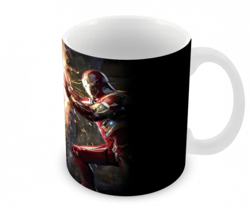 Caneca Polímero Homem de Ferro Personalizada
