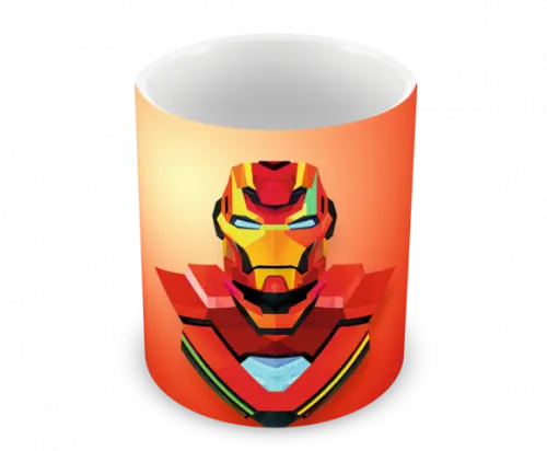 Caneca Polímero Homem de Ferro Personalizada