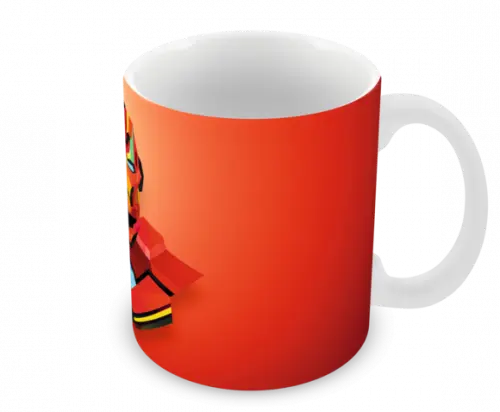 Caneca Polímero Homem de Ferro Personalizada