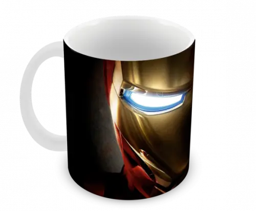 Caneca Polímero Homem de Ferro Personalizada