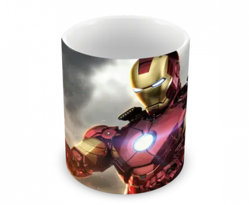 Caneca Polímero Homem de Ferro Personalizada