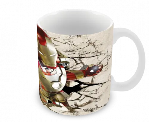 Caneca Polímero Homem de Ferro Personalizada