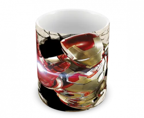 Caneca Polímero Homem de Ferro Personalizada