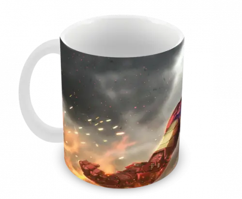 Caneca Polímero Homem de Ferro Personalizada