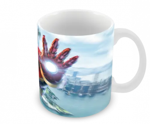 Caneca Polímero Homem de Ferro Personalizada