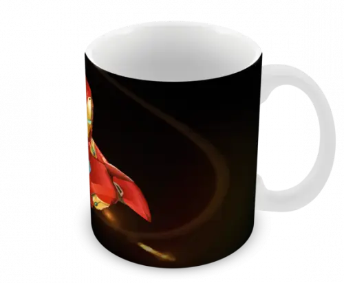 Caneca Polímero Homem de Ferro Personalizada