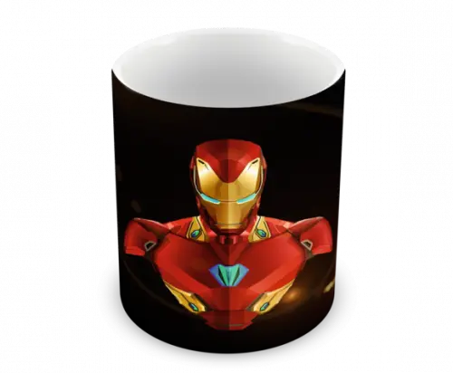 Caneca Polímero Homem de Ferro Personalizada