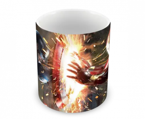 Caneca Polímero Homem de Ferro Personalizada