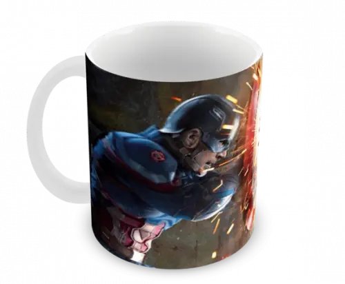Caneca Polímero Homem de Ferro Personalizada