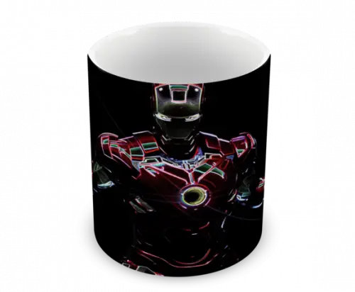 Caneca Polímero Homem de Ferro Personalizada