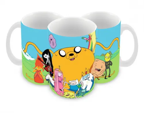 Caneca Polímero Hora de Aventura Personalizada
