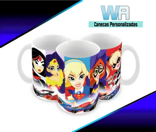 Caneca Polímero Hot Wheels Meninas Personalizada