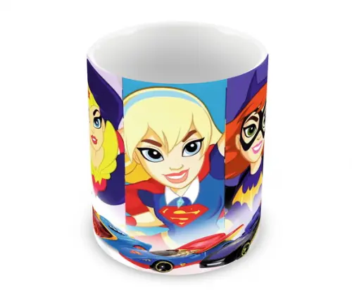 Caneca Polímero Hot Wheels Meninas Personalizada