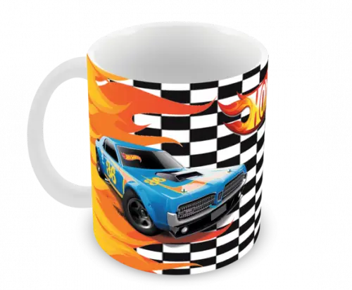 Caneca Polímero Hot Wheels Personalizada