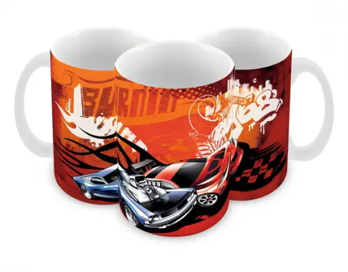 Caneca Polímero Hot Wheels Personalizada