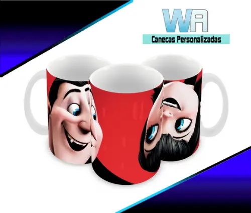 Caneca Polímero Hotel Transilvânia Personalizada