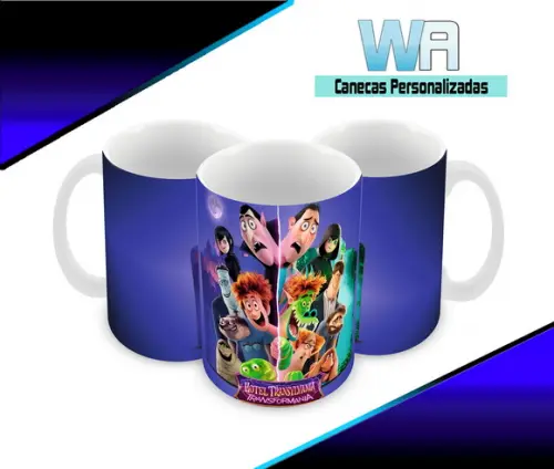 Caneca Polímero Hotel Transilvânia Personalizada