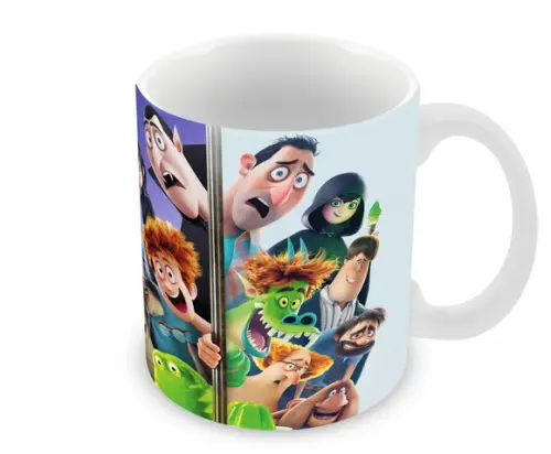 Caneca Polímero Hotel Transilvânia Seu Nome Personalizada