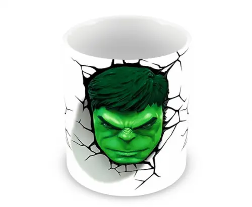 Caneca Polímero Hulk Personalizada