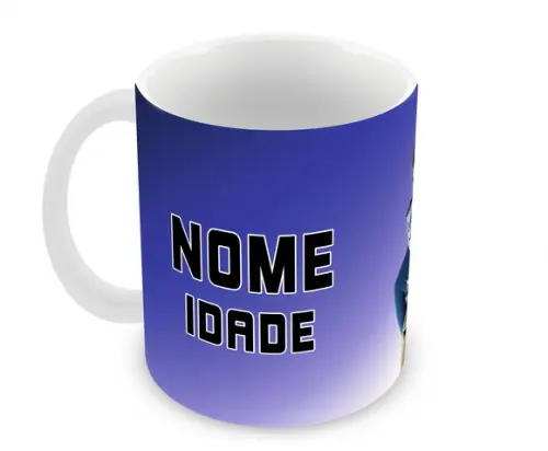 Caneca Polímero Hotel Transilvânia Seu Nome Personalizada