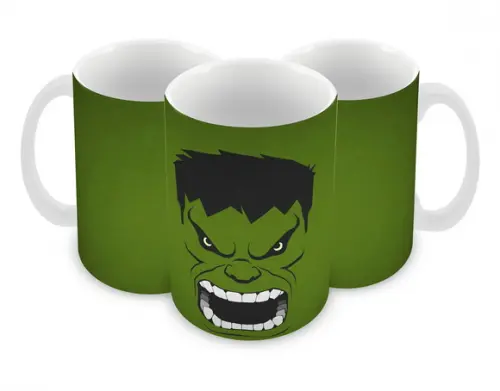 Caneca Polímero Hulk Personalizada